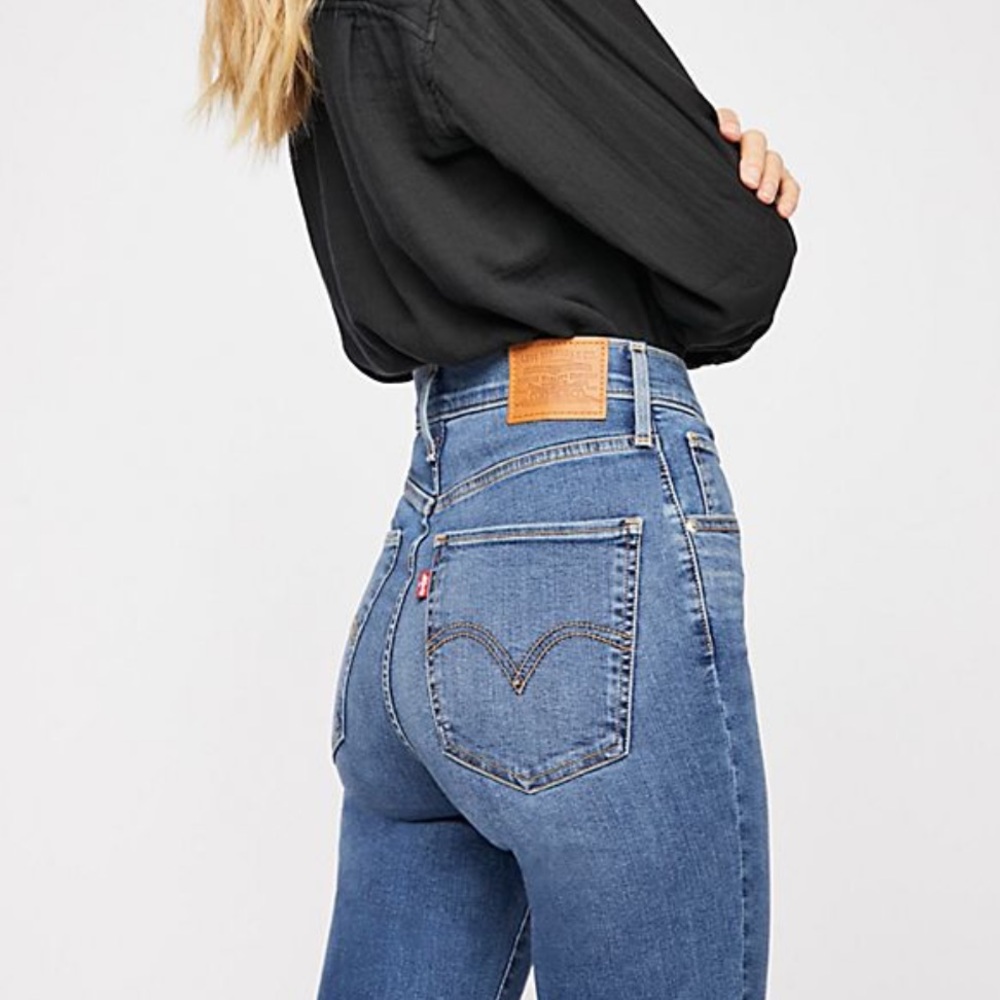 NEW! Levi’s mile high super skinny - indigo lounge - Picture 4 of 8